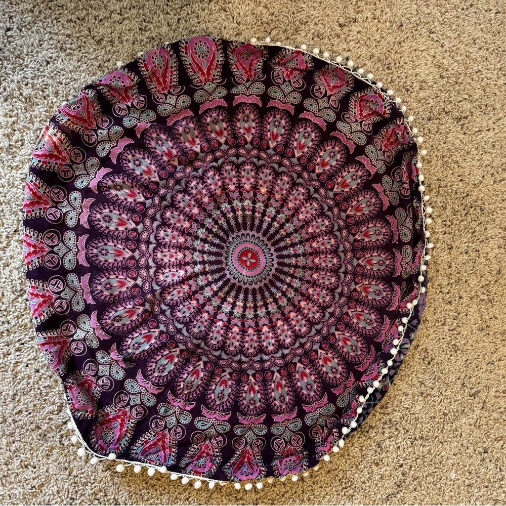 circle pillow case